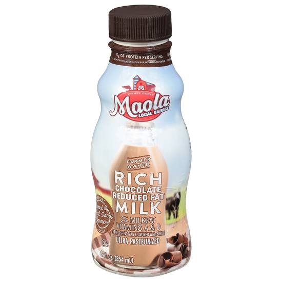 Maola Reduced Fat Rich Chocolate Milk (12 fl oz)