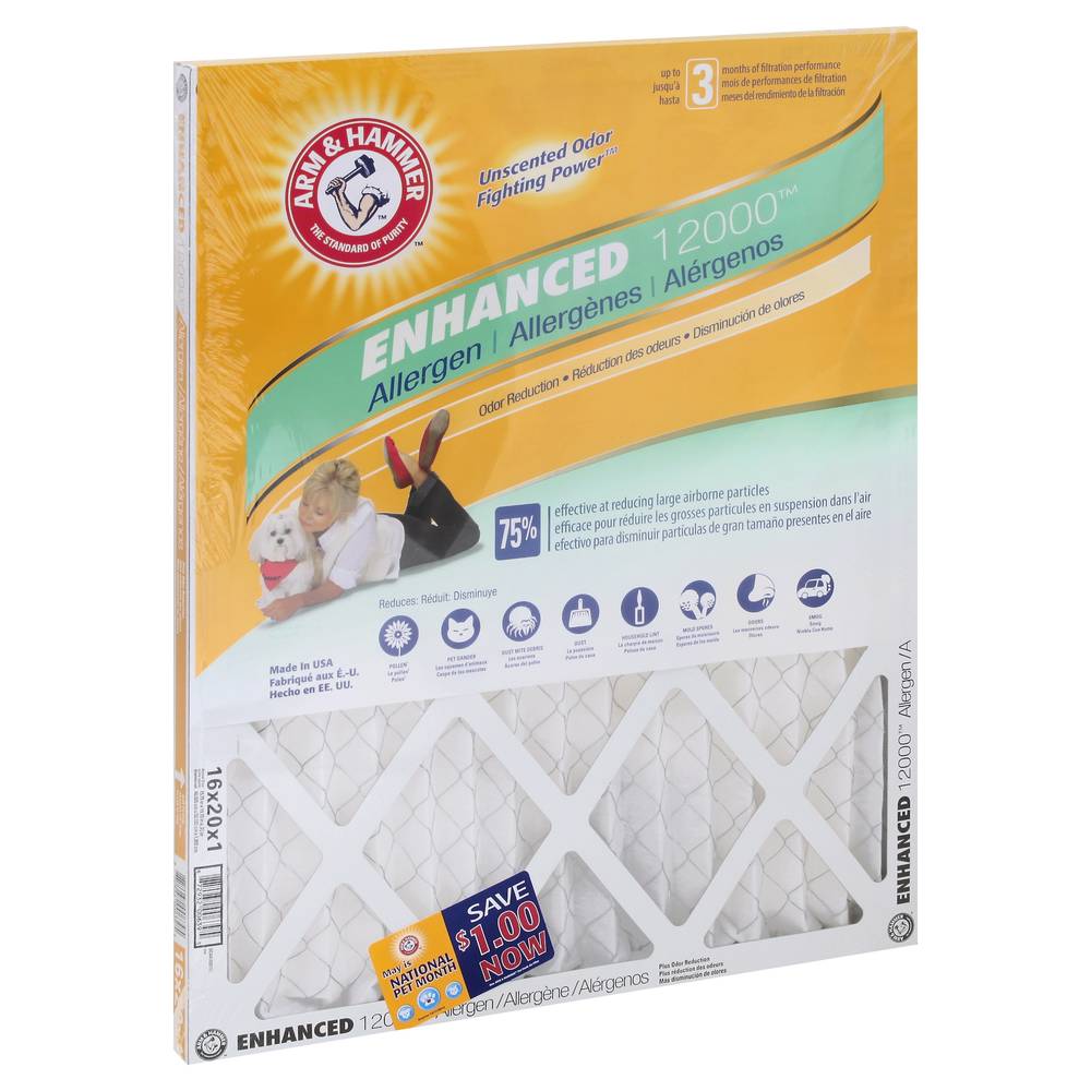 Arm & Hammer Enhanced 12000 Allergen Filter (4 ct)