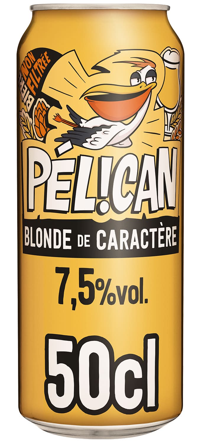 Pélican - Bière blonde de caractère non filtrée (500ml)
