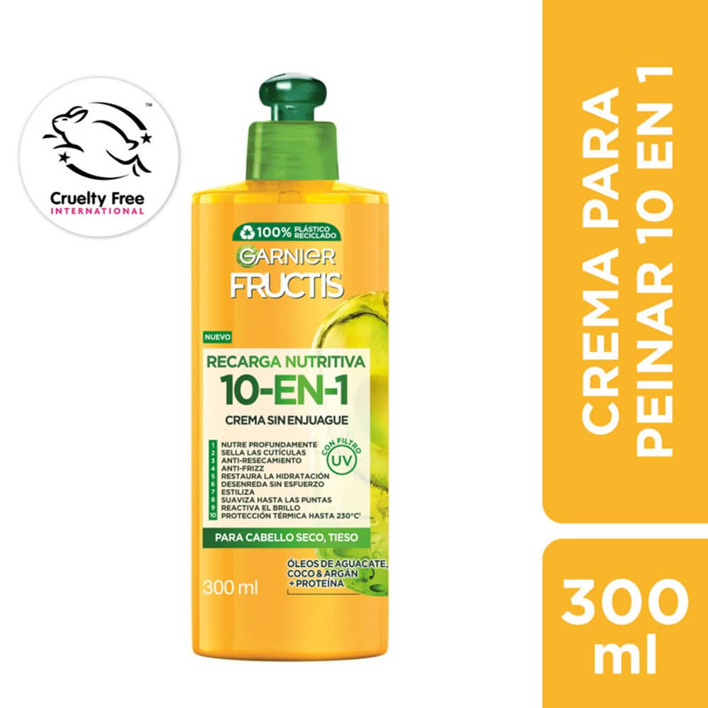 Garnier · Fructis crema para peinar recarga nutritiva (300 ml)
