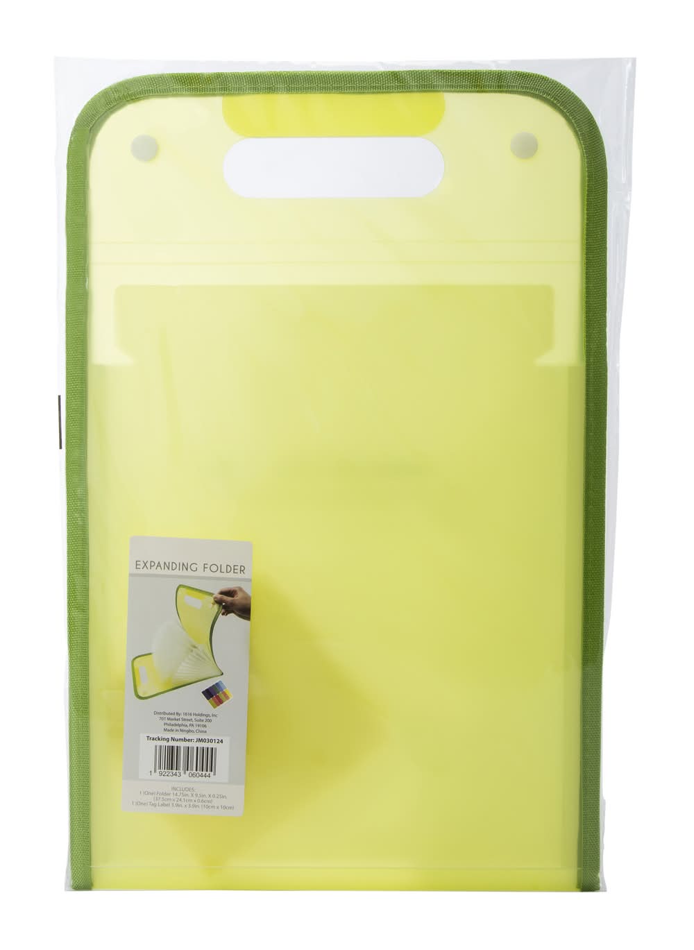 Expanding Folder 14.75in x 9.5in Green