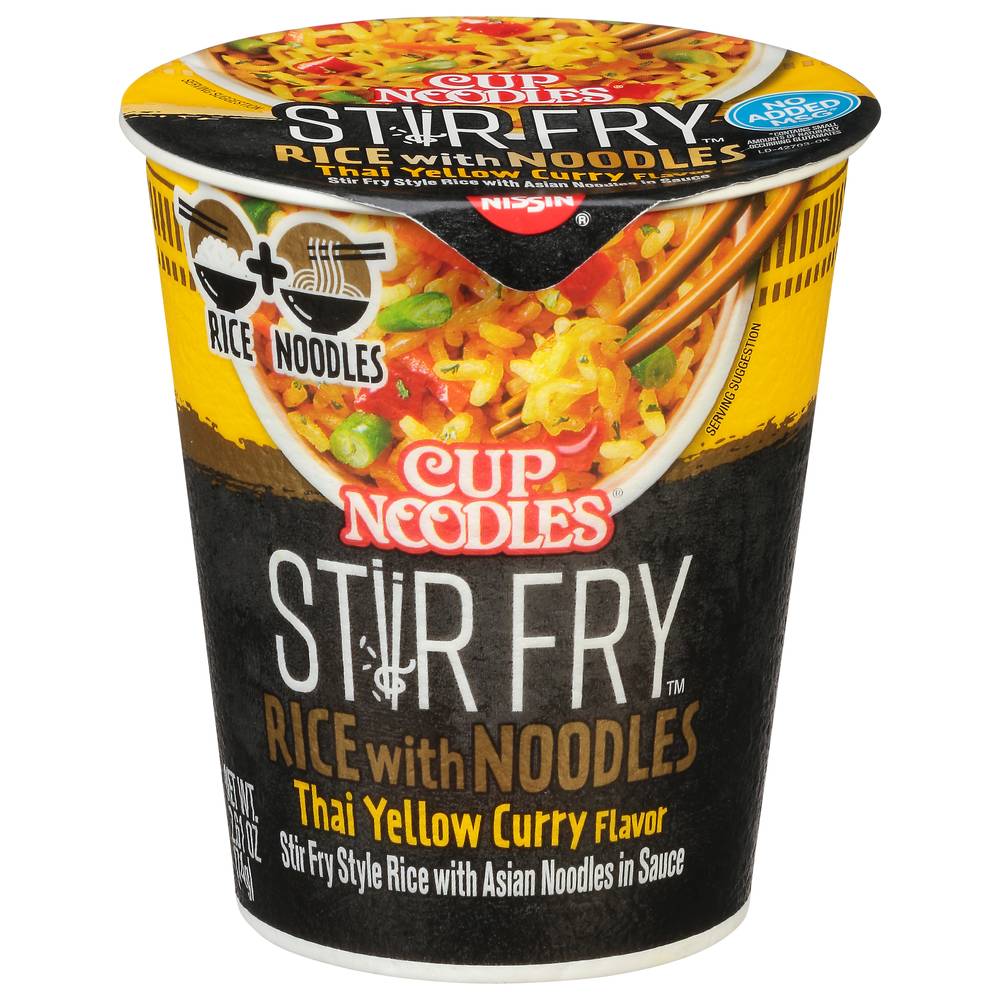 Nissin Stir Fry Thai Yellow Curry Flavor Rice With Noodles