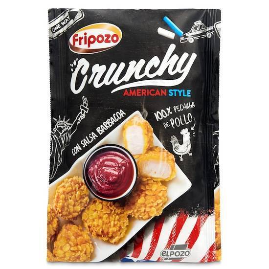 Crunchy de pollo con salsa barbacoa Fripozo bolsa (300 g)