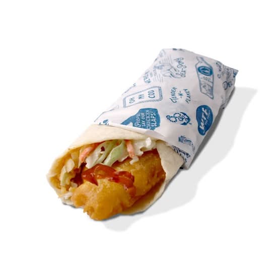 Sweet Chili Fish Wrap