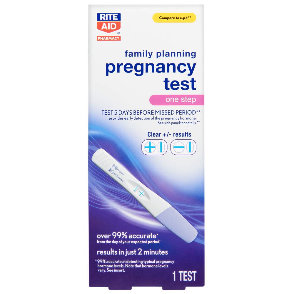 Rite Aid Pregnancy Test Kit