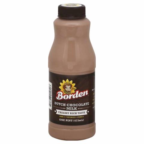 Borden Dutch Chocolate Milk 1 Pint