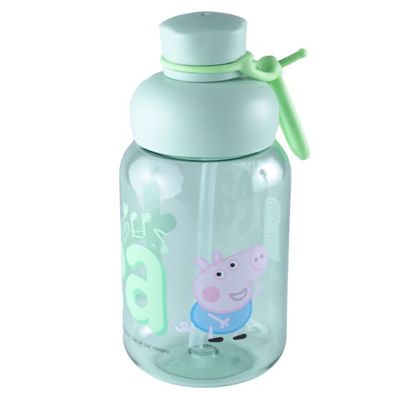 Green Peppa Pig Plastic Bottle