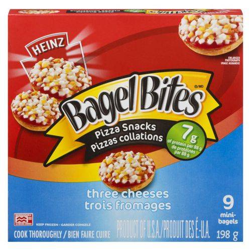 Heinz collations de pizza aux trois fromages (198 g) - three cheese pizza snacks (198 g)
