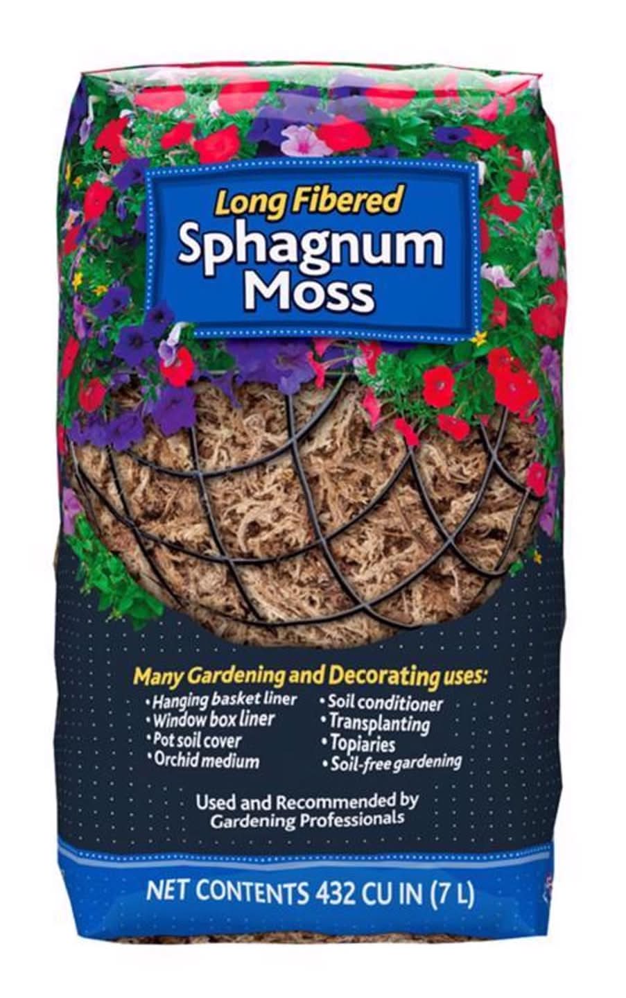 Mosser Lee Organic Natural Sphagnum Moss 432 Cu In