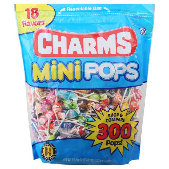 Charms Mini Pops 18 Flavors (300 ct)
