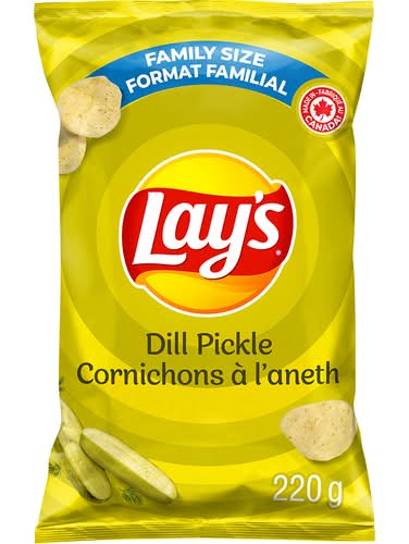 Lay's Potato Chips, Dill Pickle (220 g)