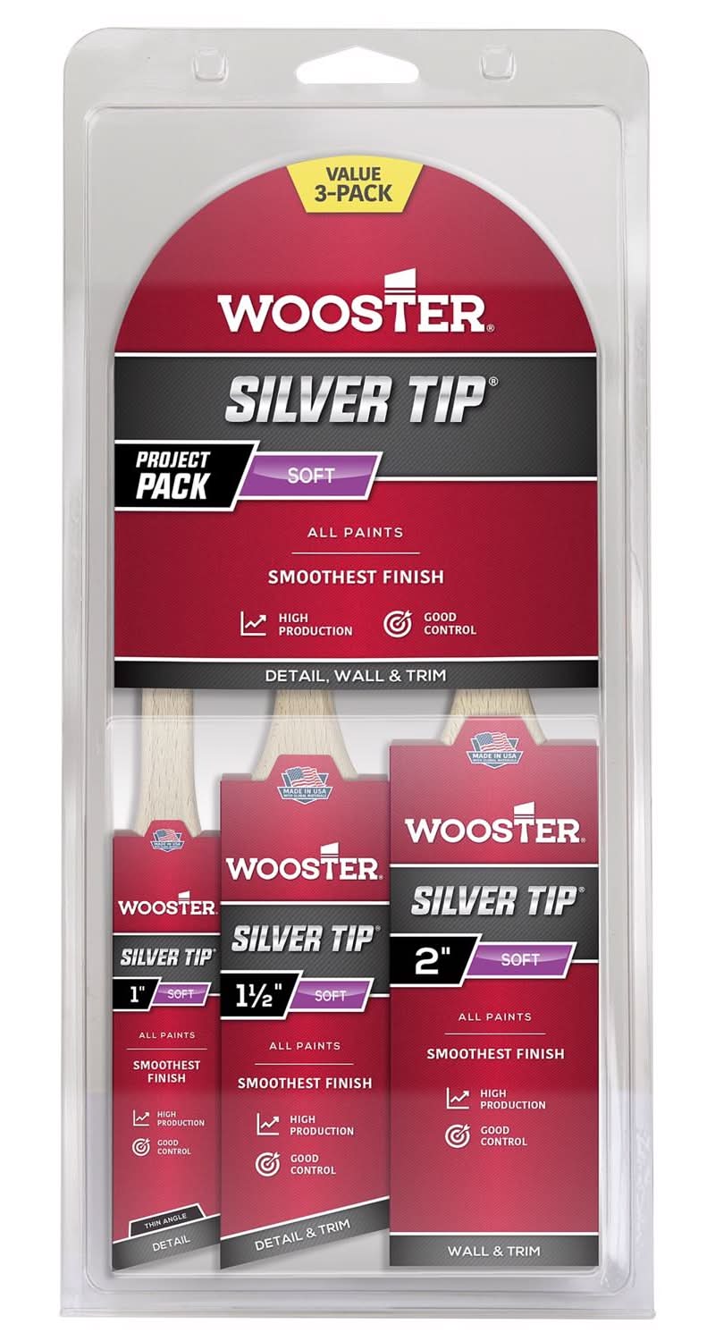 Wooster Silver Tip Soft Assorted Paint Brush