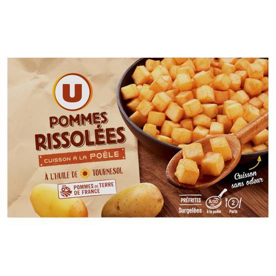 Les Produits U - Pommes rissolées (450g)