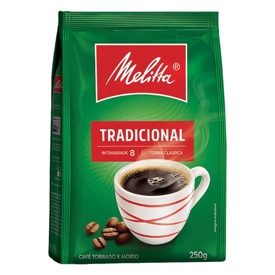 Melitta café torrado e moído tradicional (250 g)