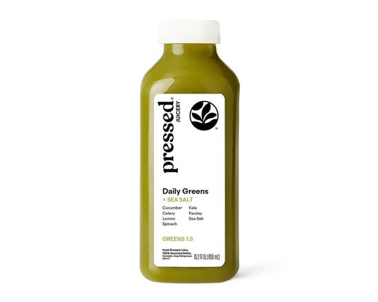 Daily Greens 1.5: Cucumber Lemon Juice With Sea Salt