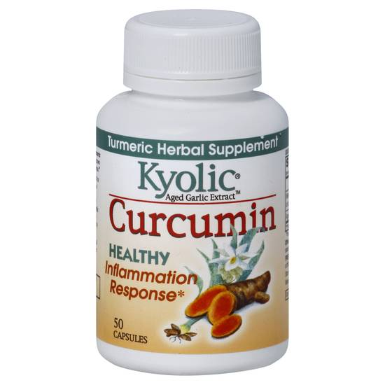 Kyolic Curcumin Inflammation Response Aged Garlic Supplement