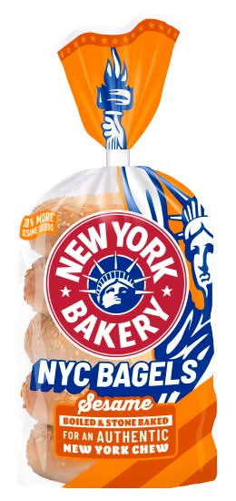 New York Bakery Co. Sesame Bagels (5 pack)