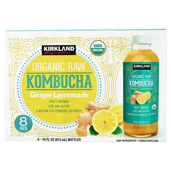 Kirkland Signature Organic Raw Kombucha (8 x 16 fl oz)
