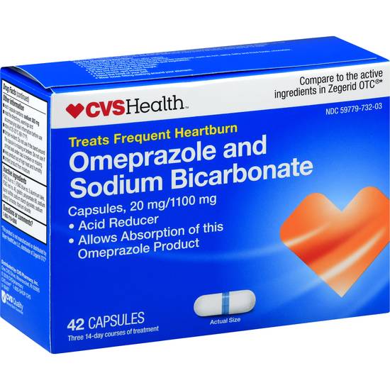 Cvs Health Omeprazole and Sodium Bicarbonate Capsules