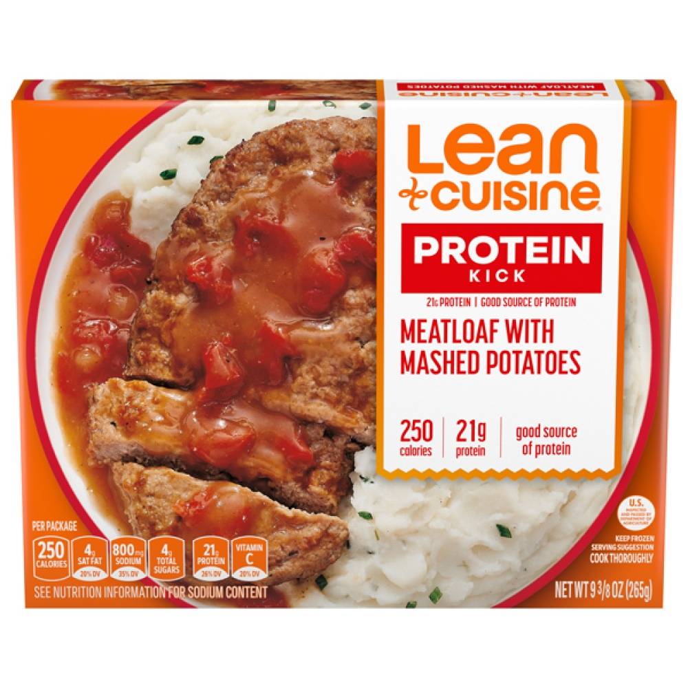 Lean Cuisine Comfort Meatloaf with Mashed Potatoes