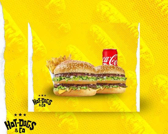 MENU BIGGY N'CO DOUBLÉ ( 2 Biggy)