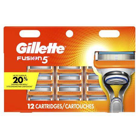 Gillette Fusion5 Men's Razor Cartridges (12 units)