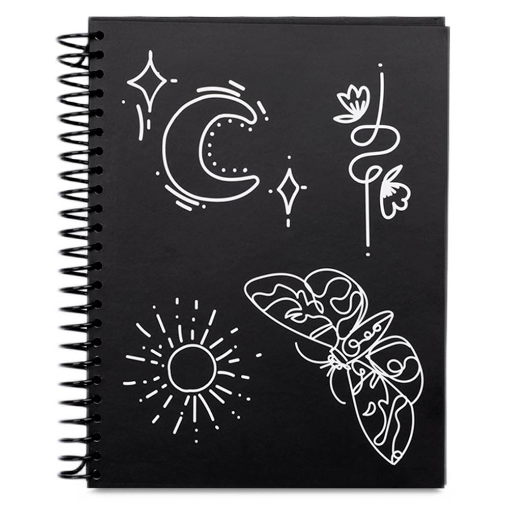 Red Top · Cuaderno profesional espiral, negro