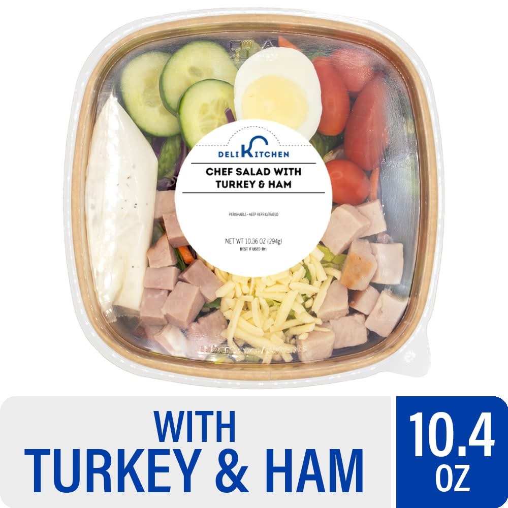 Deli Kitchen Chef Salad With Turkey & Ham (10.36 oz)