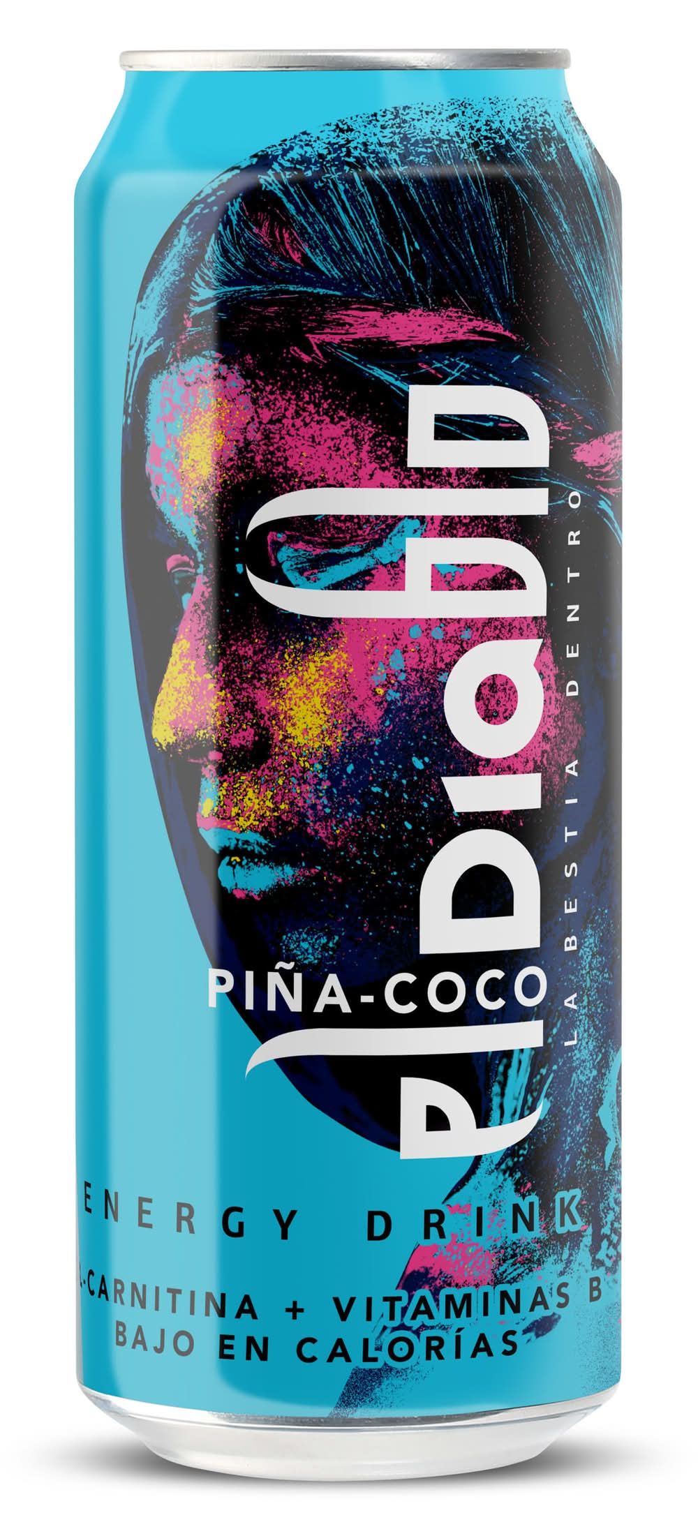 Bebida Energética Sabor Piña Y Coco El Diablo De Dia Lata 500 Ml