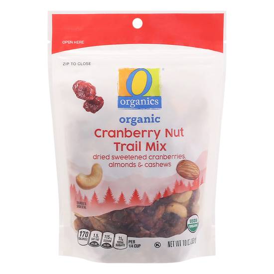 O Organics Organic Cranberry Nut Trail Mix (10 oz)