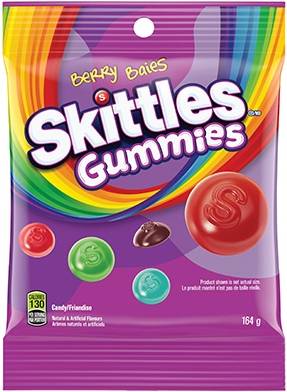 Skittles Gummies Candy Berry Baies (164 g)