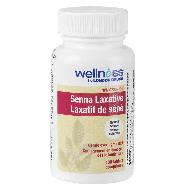 Wellness Senna Laxative Tablets (100 ct)