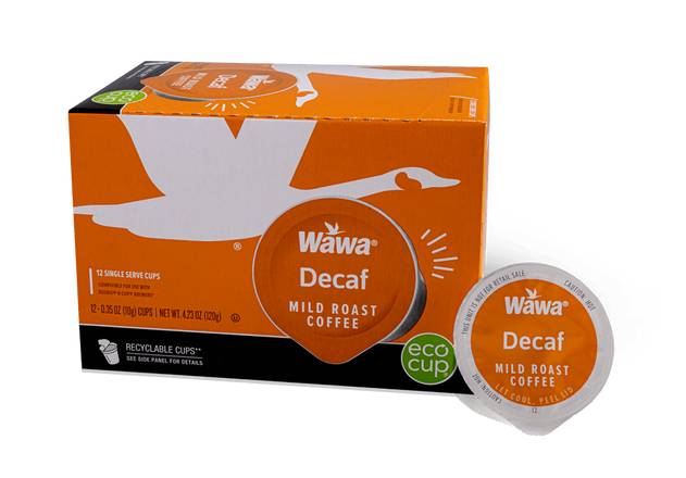 Wawa Single Brew Decaf Coffee 12 pk