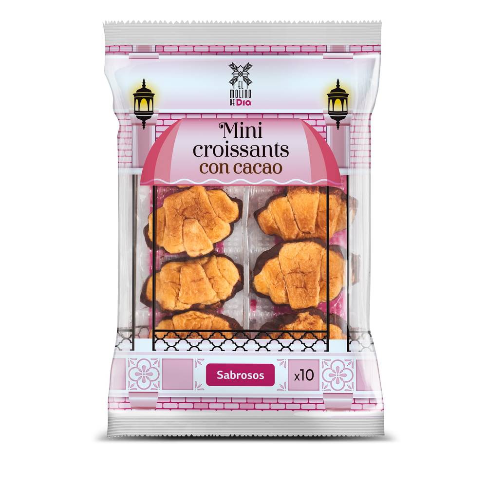 Mini Croissants Con Cacao El Molino De Dia Bolsa 150 G