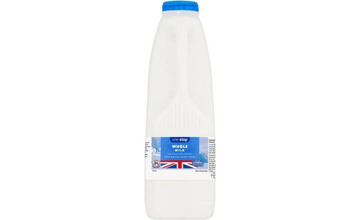 One Stop Whole Milk 1 litre (393870) 