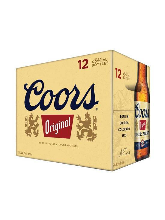 Coors · Original Golden Lager Beer (12 x 341 mL)