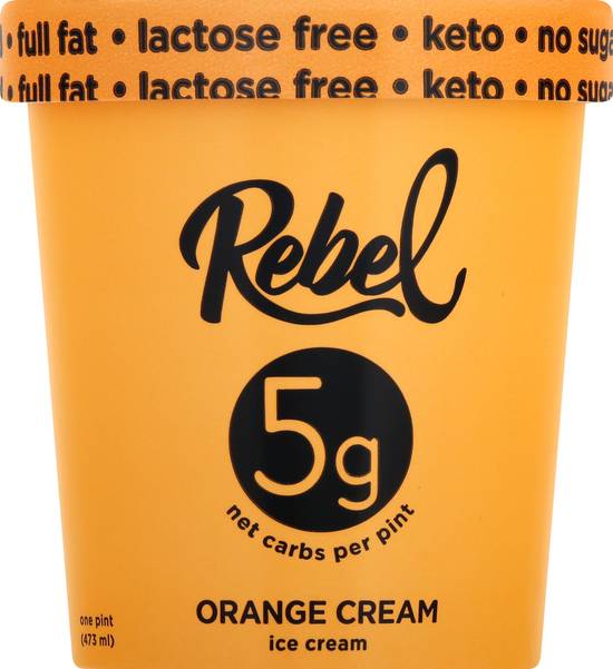 Rebel Orange Cream Ice Cream (1 pint)