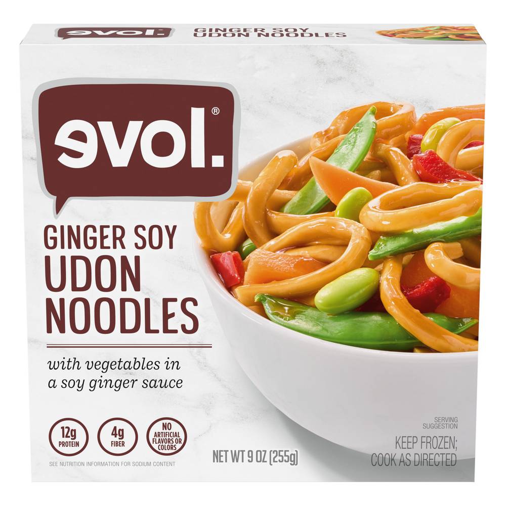 Evol Ginger Soy Udon Noodles (9 oz)