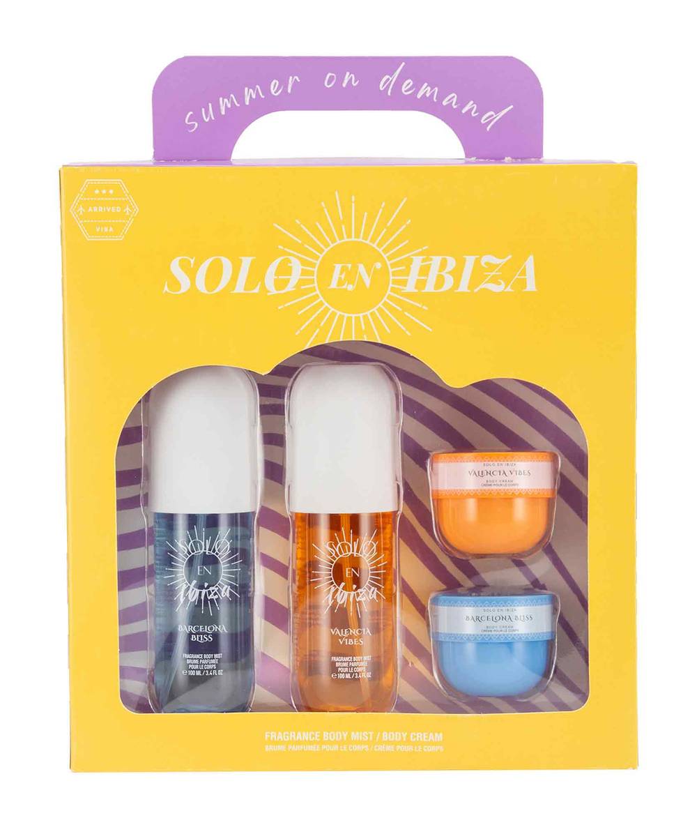 Solo En Ibiza Valencia Vibes & Barcelona Bliss Gift Set, 4-Pieces