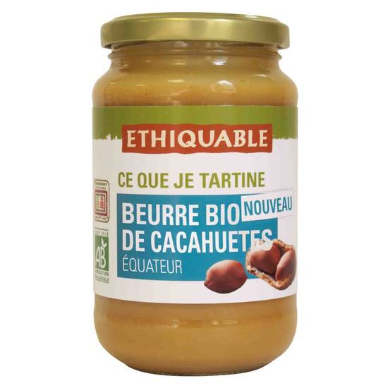 Beurre de cacahuète Bio Ethiquable 350g