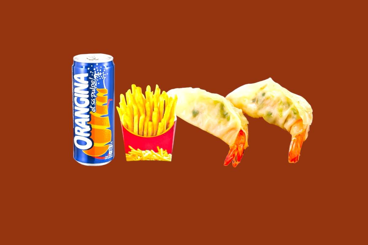 Menu Gyozas au Crevettes