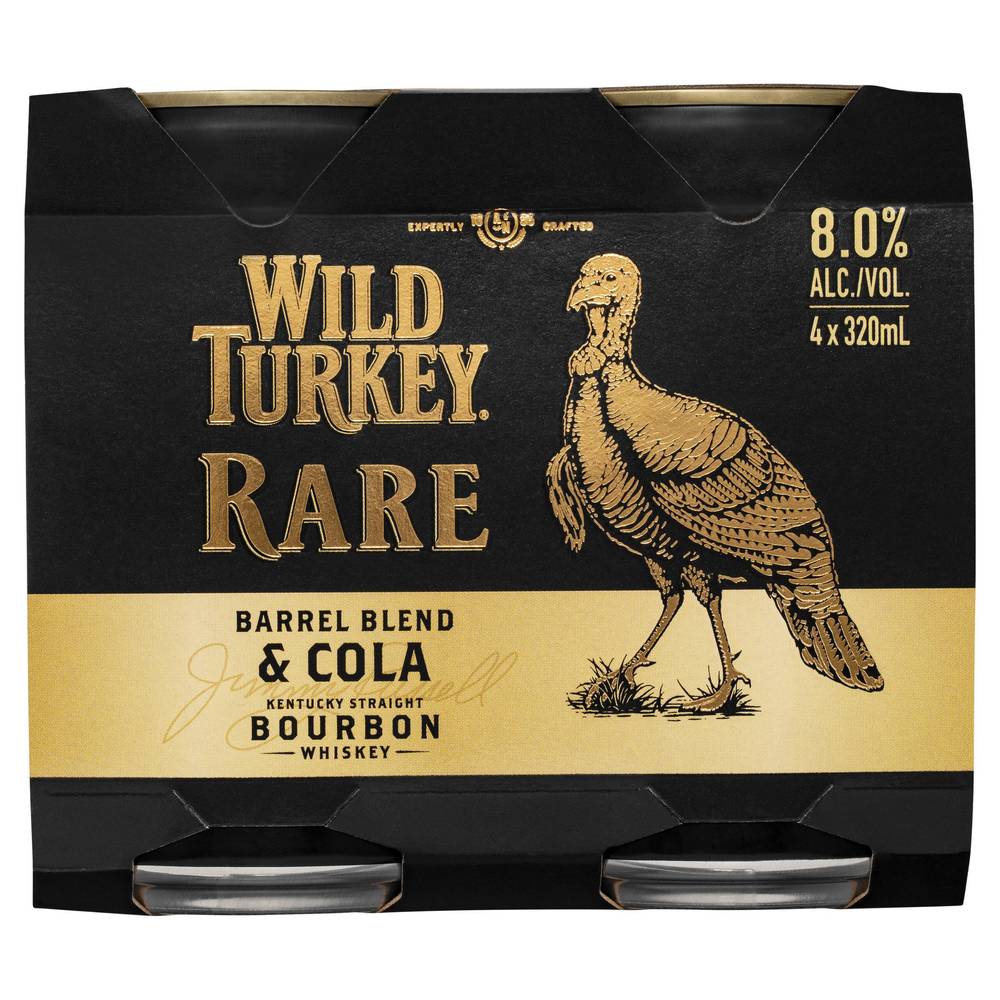 Wild Turkey Rare Barrel Blend & Cola Bourbon Whiskey Delivery Near Me