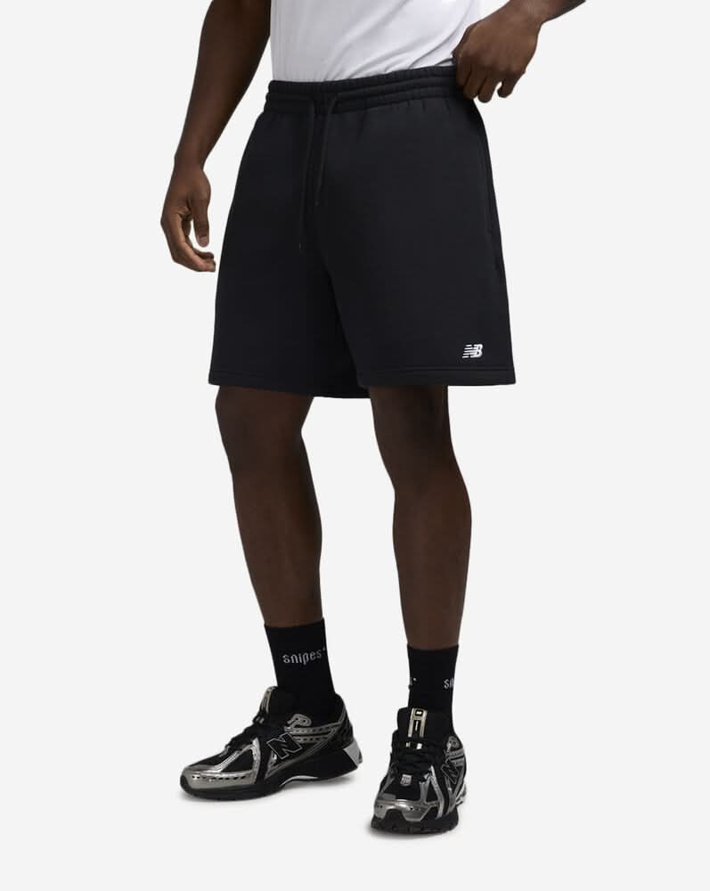 New Balance Fleece Shorts, L, Black