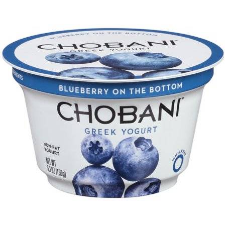 Chobani Greek Non-Fat Yogurt Blueberry Flavor