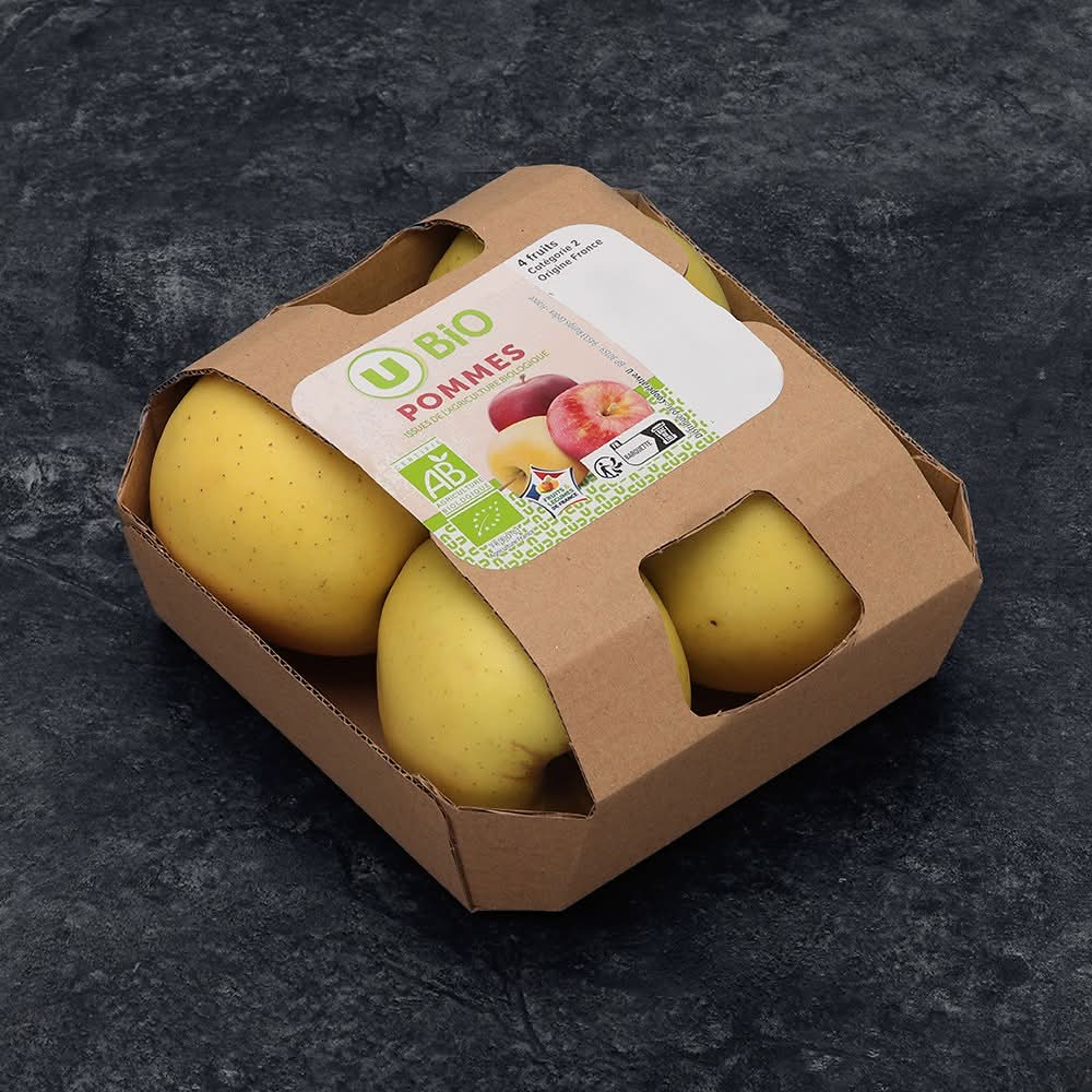 Les Produits U - Pomme golden delicious bio calibre