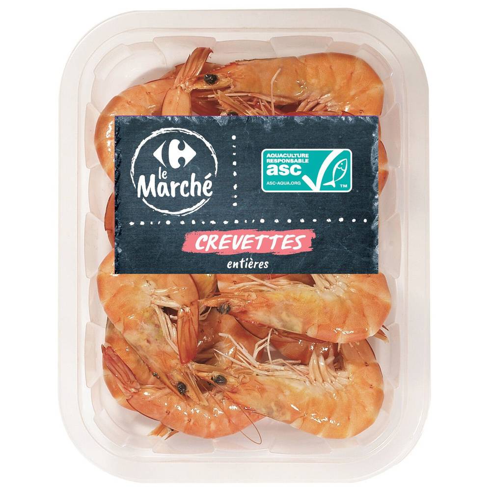 Carrefour Le Marché - Crevettes entières cuites
