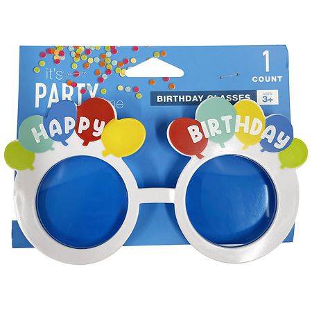 It's Party Time Birthday Glasses - 1.0 pr