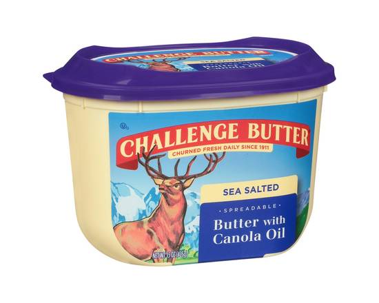 Challenge Butter · Sea Salted Spreadable Butter with Canola Oil (15 oz)