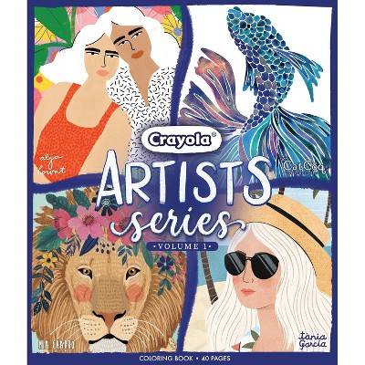 Crayola Artist Series Coloring Book Adult Creative Thinking, 10" x 8.5"