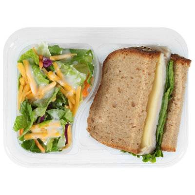 Readymeals Turkey & Swiss Sandwich With Garden Salad 6.4 Oz - 6.4 Oz